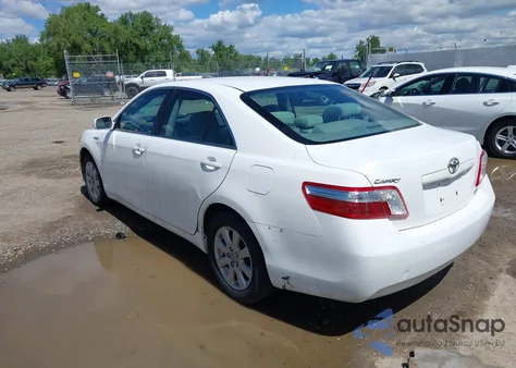 2007 Toyota Camry Hybrid из США, поврежденный, VIN 4T1BB46K77U007707